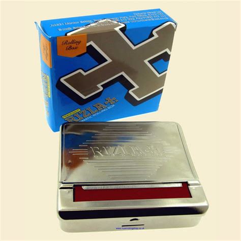 rizla metal automatic rolling box|Rizla Automatic Rolling box .